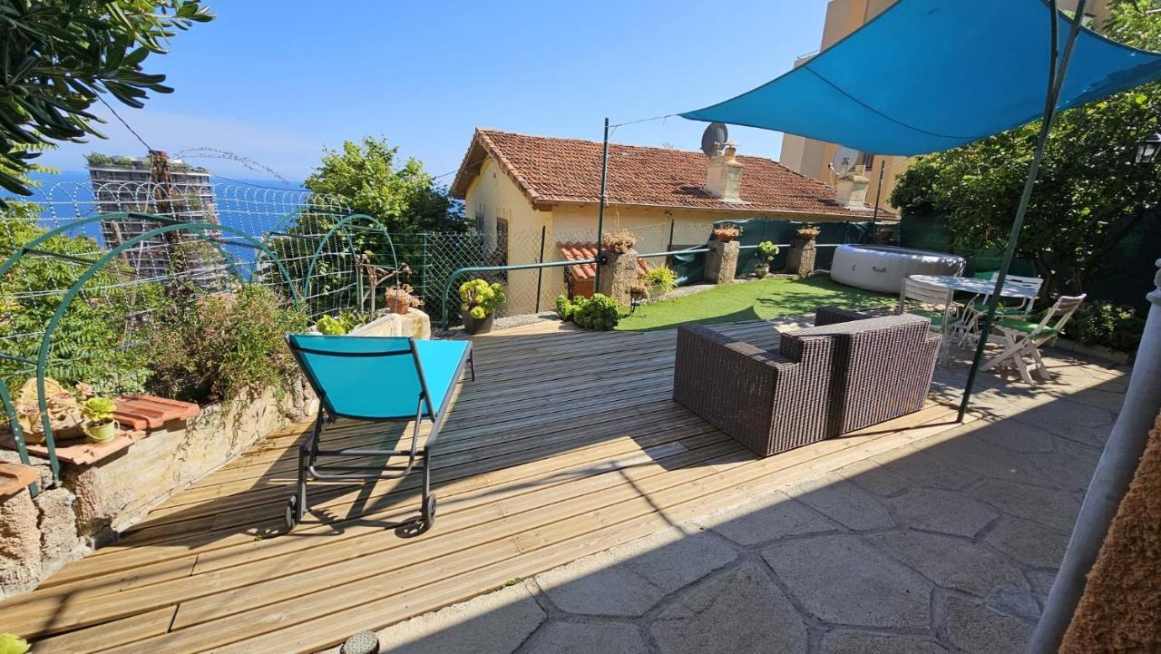 Maison Avec Jardin, Vue Mer Aux Portes De Monaco Beausoleil Buitenkant foto